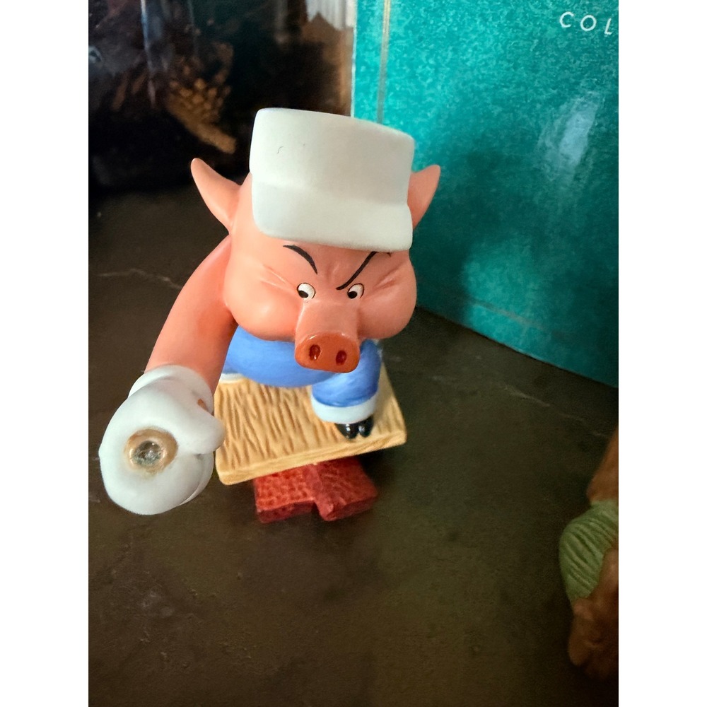 WDCC Three‎ Little Pigs Practical Fifer Fiddler Disney Set COA Lot of 2 READ - Picture 12 of 16